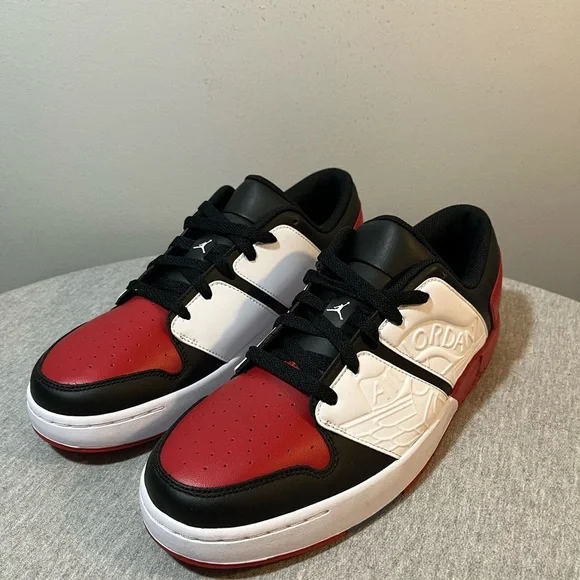 Nike JORDAN NU RETRO 1 LOW Red/Black Basketball Men's Shoe Size 10 DV5141 601​​